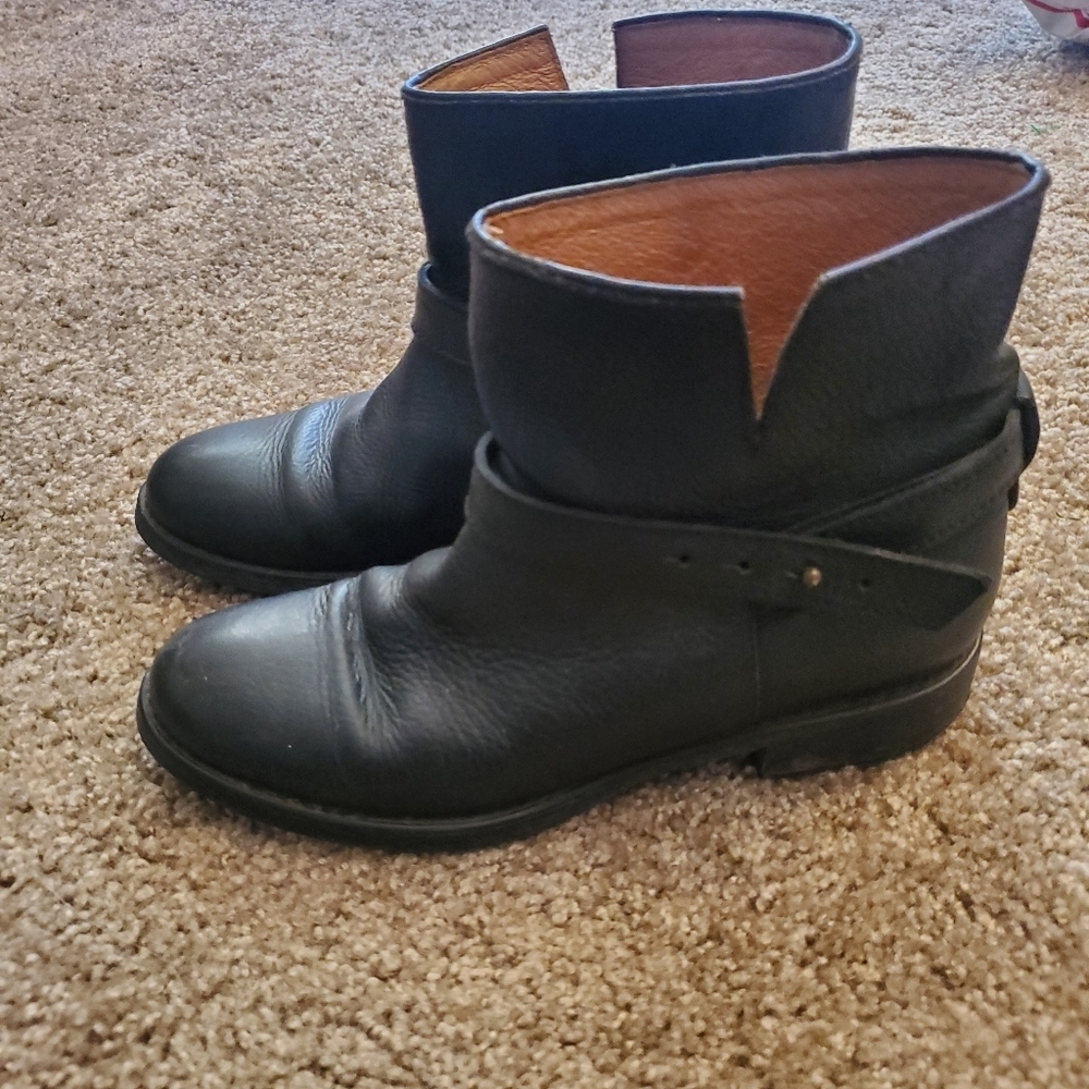 Madewell Biker Ankle Boot Size 7